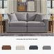 Modmax Granite Performance Fabric Modular 2 Piece Sectional Sofa