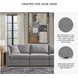 Modmax Granite Performance Fabric Modular 3 Piece Sectional Sofa