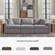 Modmax Granite Performance Fabric Modular 3 Piece Sectional Sofa