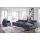 Modmax Ink Performance Fabric Swivel Glider Recliner