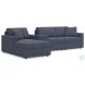 Modmax Ink 4-Piece Performance Fabric Modular Sectional with LAF Chaise and Storage Console