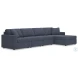 Modmax Ink 4-Piece Performance Fabric Modular Sectional with RAF Chaise
