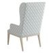 Seacliff Blue Upholstered Host Wing Chair