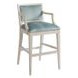 Eastbluff Blue Upholstered Barstool