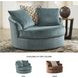 Laylabrook Teal Swivel Accent Chair