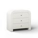 Hump White Arched 3 Drawer Chest