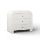 Hump White Arched 3 Drawer Chest