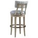 Cliffside Blue Upholstered Barstool