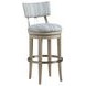 Cliffside Blue Upholstered Barstool