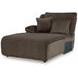Top Tier Chocolate 3 Piece Modular Reclining Sectional with LAF Chaise