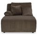 Top Tier Chocolate 3 Piece Modular Reclining Sectional with LAF Chaise