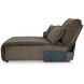 Top Tier Chocolate 3 Piece Modular Reclining Sectional with LAF Chaise