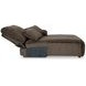 Top Tier Chocolate 3 Piece Modular Reclining Sectional with RAF Chaise