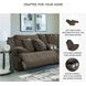 Top Tier Chocolate 3 Piece Reclining Sectional Sofa with RAF Chaise