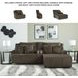Top Tier Chocolate 3 Piece Reclining Sectional Sofa with RAF Chaise