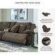 Top Tier Chocolate 3 Piece Reclining Sectional Sofa with LAF Chaise
