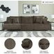 Top Tier Chocolate Modular Reclining Sofa