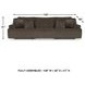 Top Tier Chocolate Modular Reclining Sofa