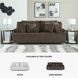 Top Tier Chocolate Modular Reclining Loveseat