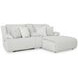 Top Tier Alloy 3 Piece Modular Reclining Sectional with RAF Chaise and Pillows