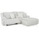 Top Tier Alloy 3 Piece Modular Reclining Sectional with RAF Chaise and Pillows