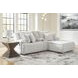 Top Tier Alloy 3 Piece Modular Reclining Sectional with RAF Chaise and Pillows