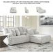 Top Tier Alloy Modular Reclining 3 Piece Sectional Sofa with RAF Chaise