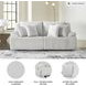 Top Tier Alloy Modular Reclining Loveseat