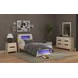 Darby Desert Youth Storage Panel Bedroom Set with USB Charging and LED