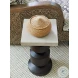 Malibu Cast Concrete And Rich Espresso Surfwood Calamigos Accent Table By Barclay Butera