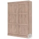 Pur Rustic Brown 59" Full Murphy Bed