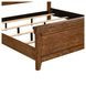 Cypress Grove Amber Brown Queen Panel Bed