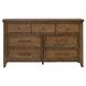 Cypress Grove Amber Brown 7 Drawer Dresser