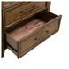 Cypress Grove Amber Brown 5 Drawer Chest