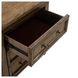 Cypress Grove Amber Brown 3 Drawer Nightstand with USB Charging