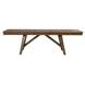 Cypress Grove Amber Brown 102" Extendable Rectangular Dining Table