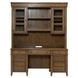 Cypress Grove Amber Brown 66" Credenza with Hutch and LED