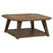Cypress Grove Amber Brown Octagonal Cocktail Table