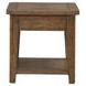 Cypress Grove Amber Brown Rectangular End Table