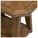 Cypress Grove Amber Brown Octagonal End Table