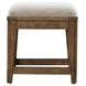 Cypress Grove Textured Cream Upholstered Console Stool