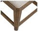 Cypress Grove Textured Cream Upholstered Console Stool