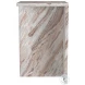 Bowdoin Gray Genuine Marble Side Table