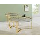 Avonlea Gold 2 Piece Nesting Table