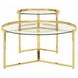Avonlea Gold 2 Piece Nesting Table