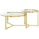 Avonlea Gold 2 Piece Nesting Table