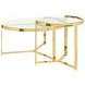 Avonlea Gold 2 Piece Nesting Table