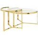 Avonlea Gold 2 Piece Nesting Table