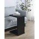 Clower Black Rectangular Side Table