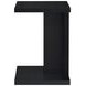 Clower Black Rectangular Side Table